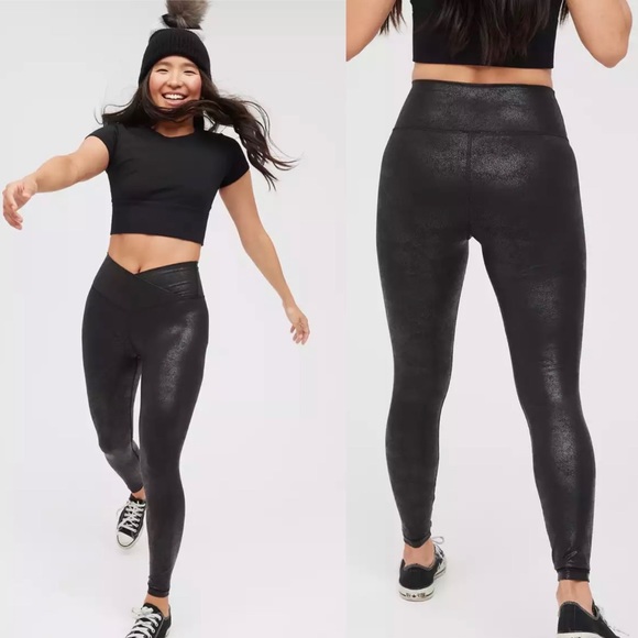 Aerie Crossover Yoga Pants Dupe